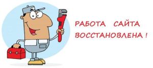 Наш сайт заработал!